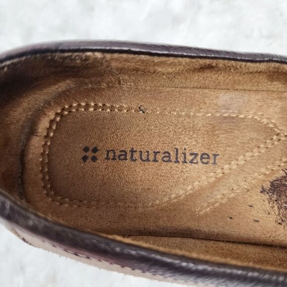 Naturalizer Leather Loafers Tan Size 7.5 - Picture 3 of 10